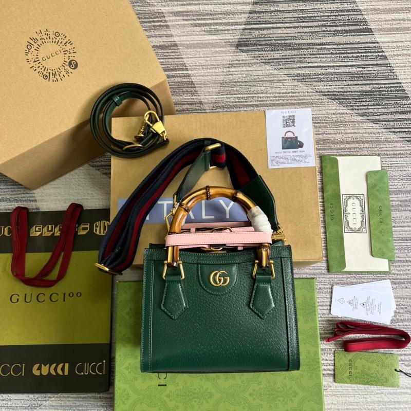 Gucci Fashion HandBag 702732 Pig Green